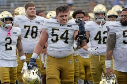 No. 3 Notre Dame Lists Moore, Viliamu-Asa As Questionable But Bloodied Knapp Is A No-Doubter To Play